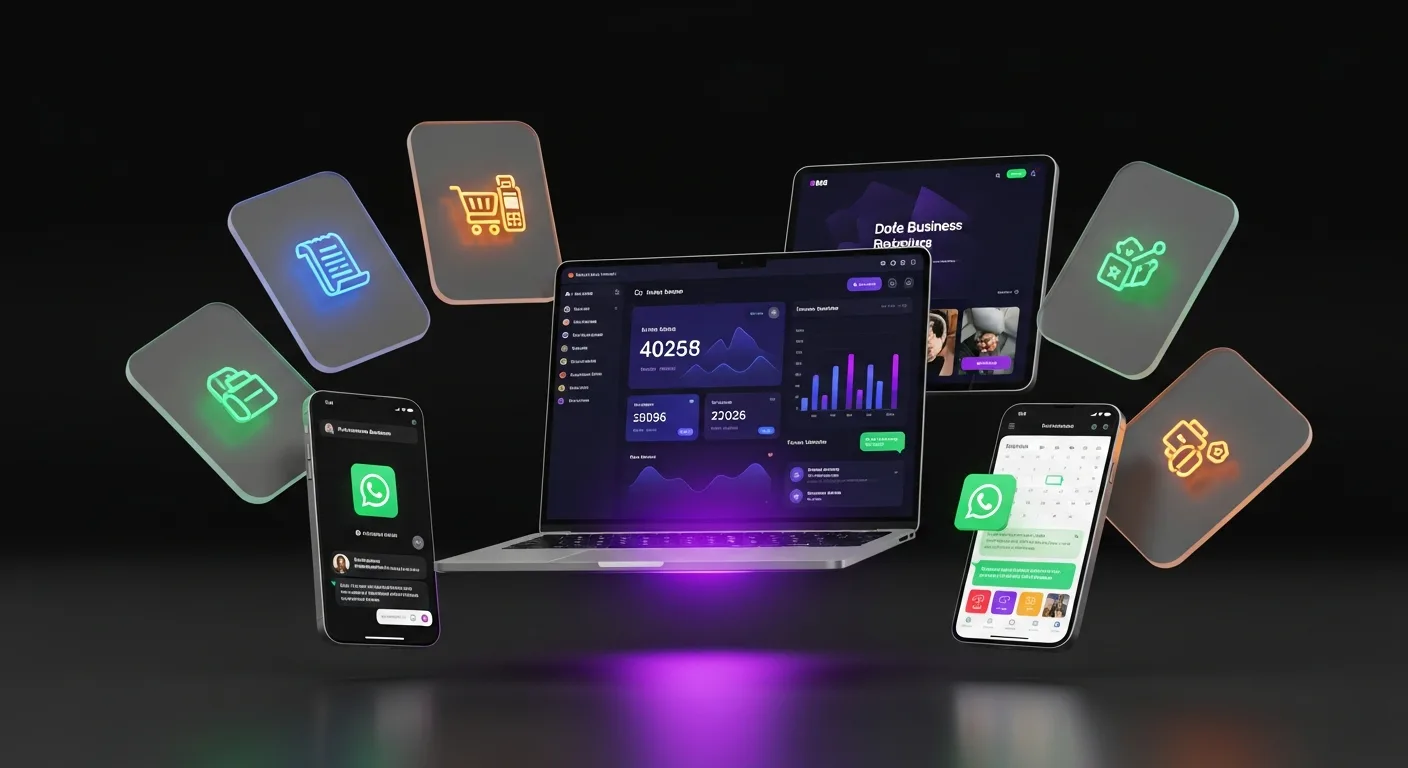 Ecosistema completo — Ejecutivo Virtual Pro, Dashboard, WhatsApp Bot, Sitio Web, Citas, CFDI, POS